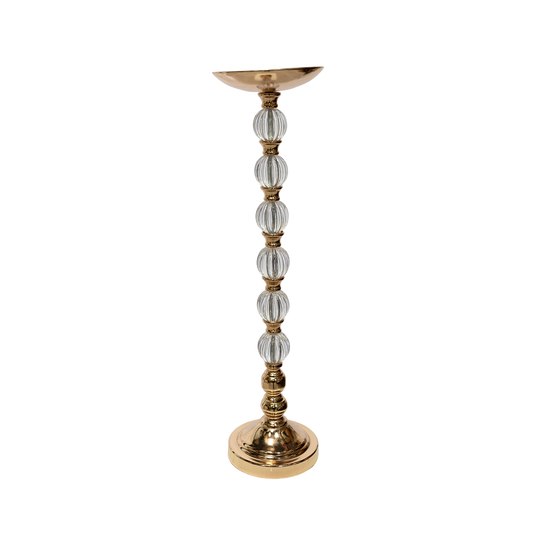 Luxury Gold Crystal Flower Stand Centrepiece