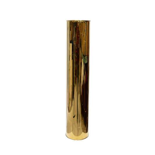 Luxury Gold Cylinder Flower Vase Stand