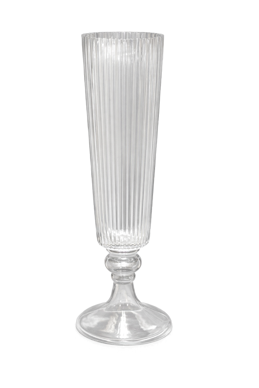 Luxury Clear Glass Trumpet Centrepiece Vase